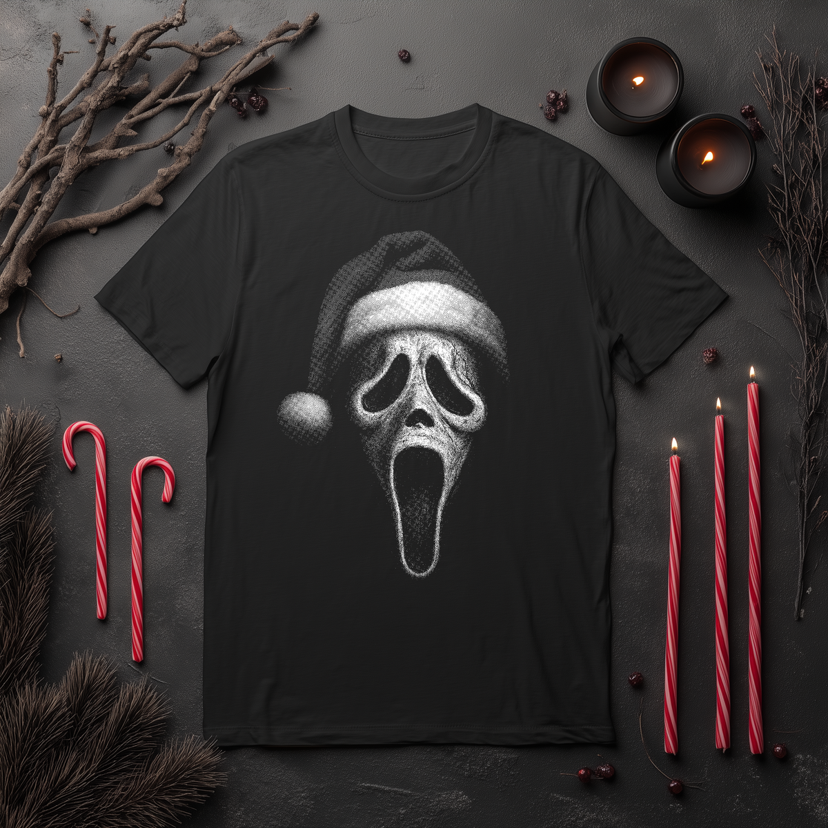 Hand Drawn Dots Horror Characters