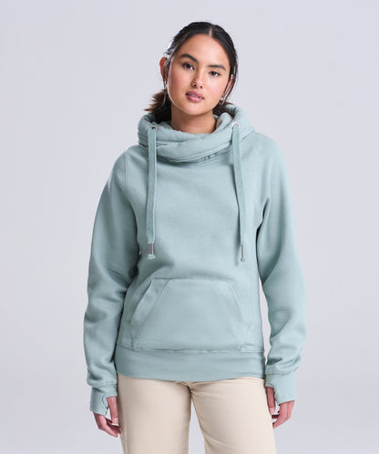 Cross Neck Hoodie