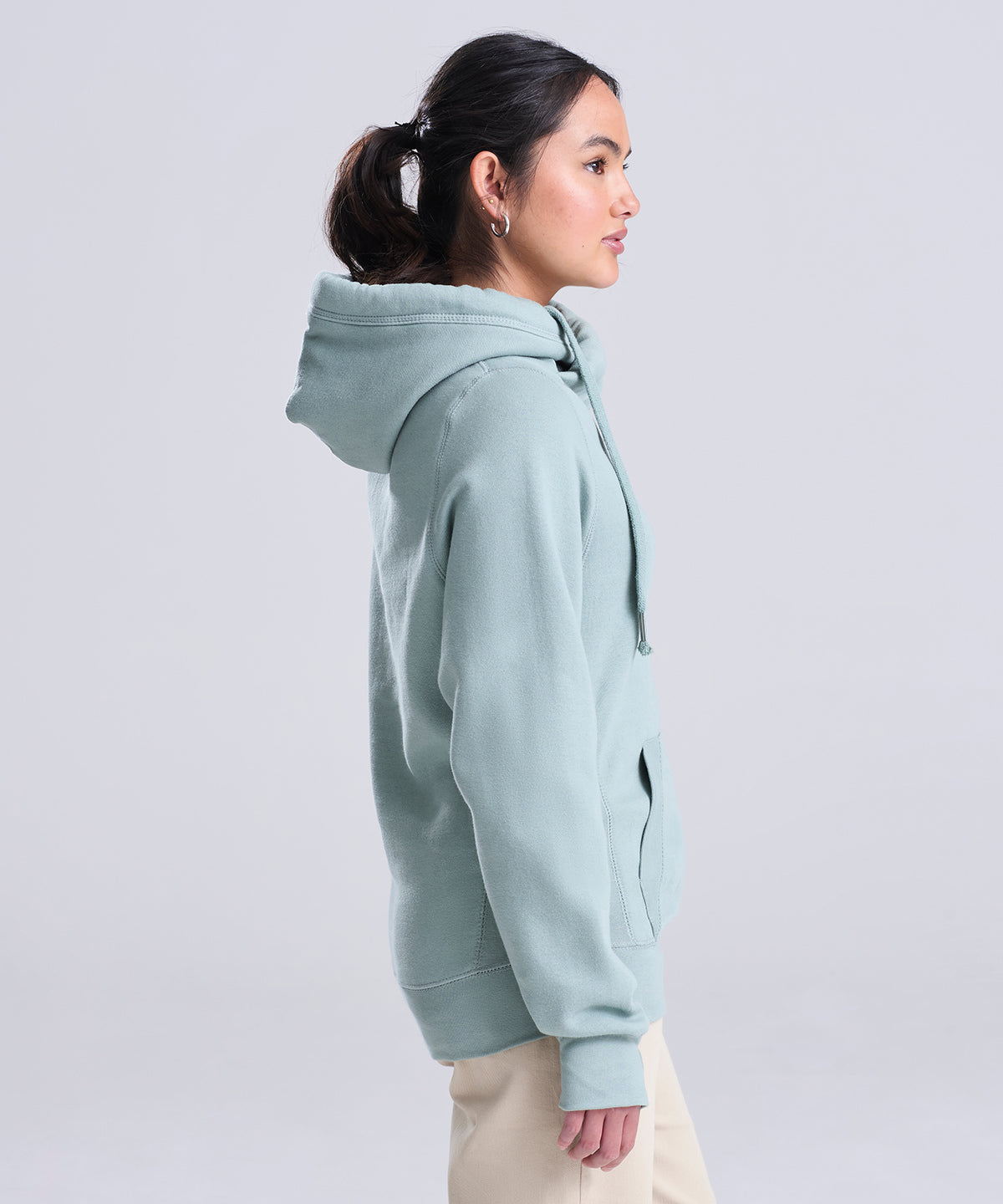 Cross Neck Hoodie