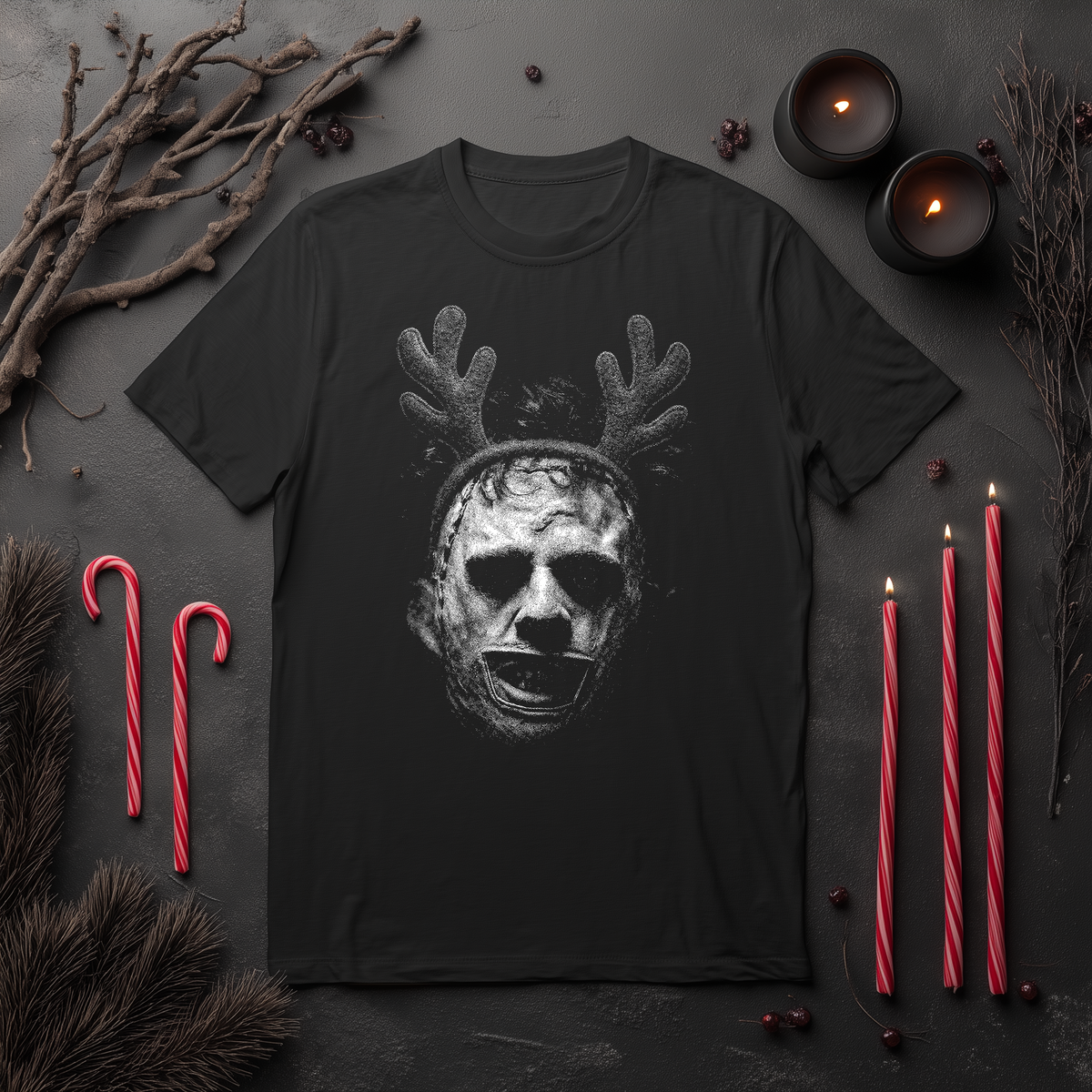 Hand Drawn Dots Horror Characters