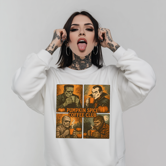 Pumpkin Spice Printed Sweatshirt