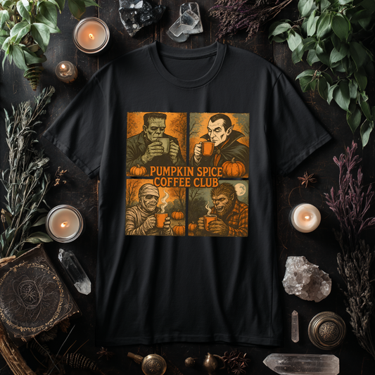 Pumpkin Spice Coffee Club Printed Tee