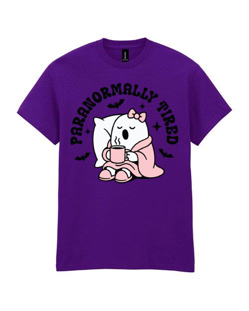 Paranormally Tired Printed Tee