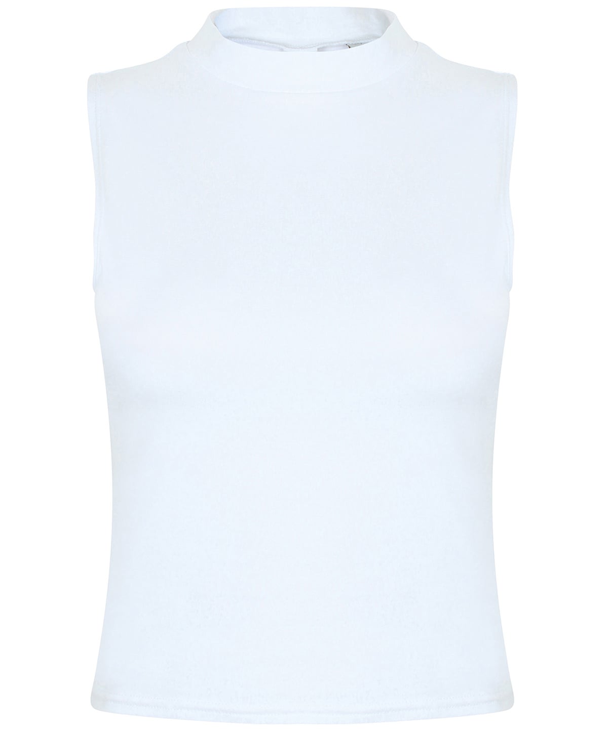 Custom Womens High Neck Crop Vest