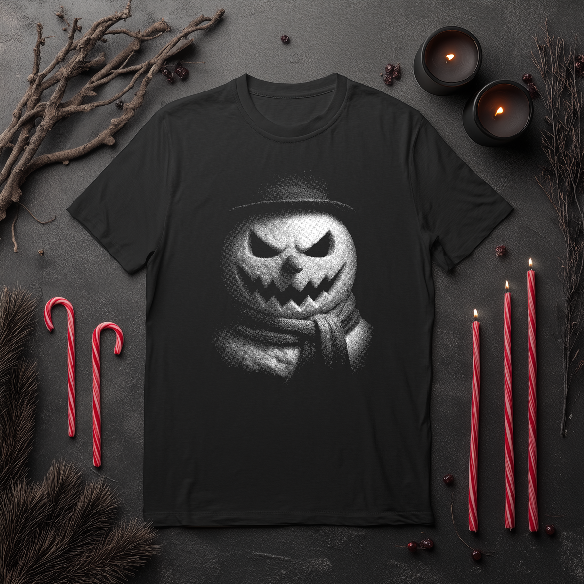Hand Drawn Dots Horror Characters