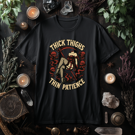Thick Thighs, Thin Patience Printed Tee
