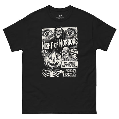 T-Shirt mit „Night Of Horrors“-Print