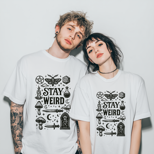 Stay Weird Printed Tee